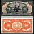 Боливия 20 боливиано 1911 (1929) надпечатка на Pick 109B, серия D Pick 115 a(2)  бумага   451-1386-2