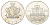Мальта 4 лиры (фунта) 1974 Ворота Коттонеры KM 25 серебро BU 270-543