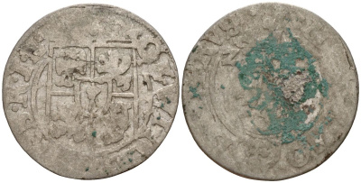 Бранденбург-Пруссия 3 полкера (3 полторака - 1 крейцер) ND (1624-1635) KM 116 серебро 4158-1148