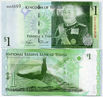 Тонга 1 паанга 2008 Pick 37 (1) бумага UNC (пресс) 449-25-2
