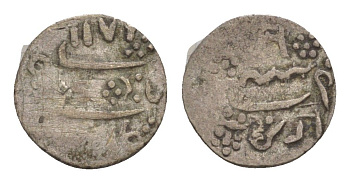 Индия 1/8 рупии 1817 AH 1172 KM 412 серебро 5010-213