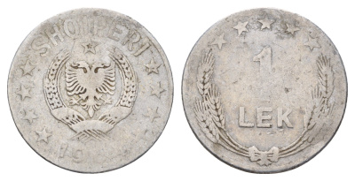 Албания 1 лек 1964 KM 43 алюминий 3459-754