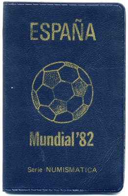 Испания официальный набор из 6 монет (50 сентимов; 1, 5, 25, 50 и 100 песет) 1980 чемпионат мира по футболу в Испании 1982 года KM MS11 (815, 816, 817, 818, 819 и 820)  UNC 1-5-2-08