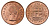 ЮАР 1/2 пенни 1960 Елизавета II (1952-1960), парусник KM 45 бронза UNC 4693-232