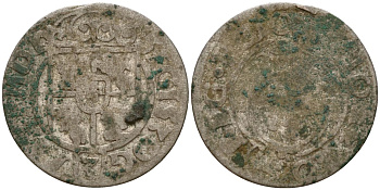 Польша 3 полкера (3 полторака - 1 крейцер) ND (1620-1627) Сигизмунд III Ваза (1587-1632) KM 41 серебро 4158-754