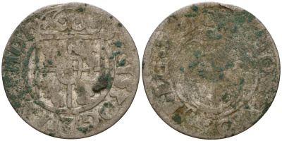 Польша 3 полкера (3 полторака - 1 крейцер) ND (1620-1627) Сигизмунд III Ваза (1587-1632) KM 41 серебро 4158-754