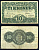 Дания 10 крон 1945 серия a Pick 37 b бумага 6301-43-1-2