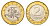 Литва 2 лита 1999 KM 112 биметалл UNC 4364-2446