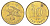 Гонконг 10 центов 1998 KM 66 сталь плакированная латунью UNC 4701-144